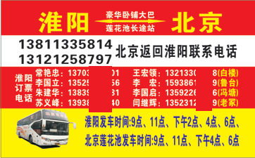 淮陽到北京名片正面